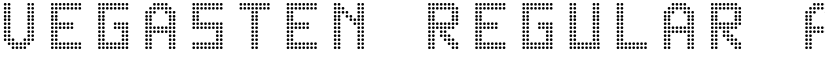 VegasTEN Regular font
