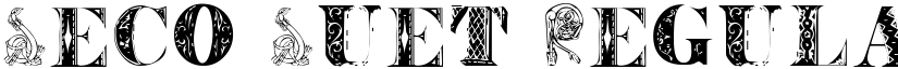 Deco Duet Regular font
