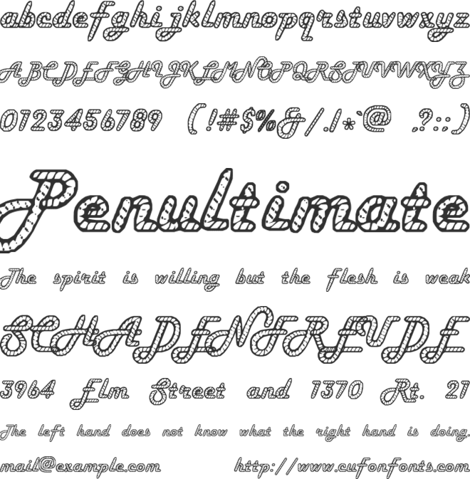 Howdy font preview