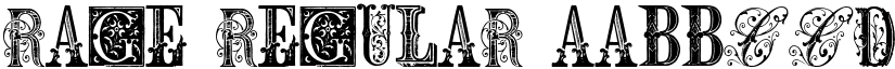 Rage Regular font