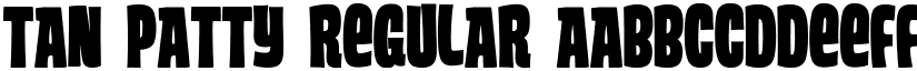 Tan Patty Regular font
