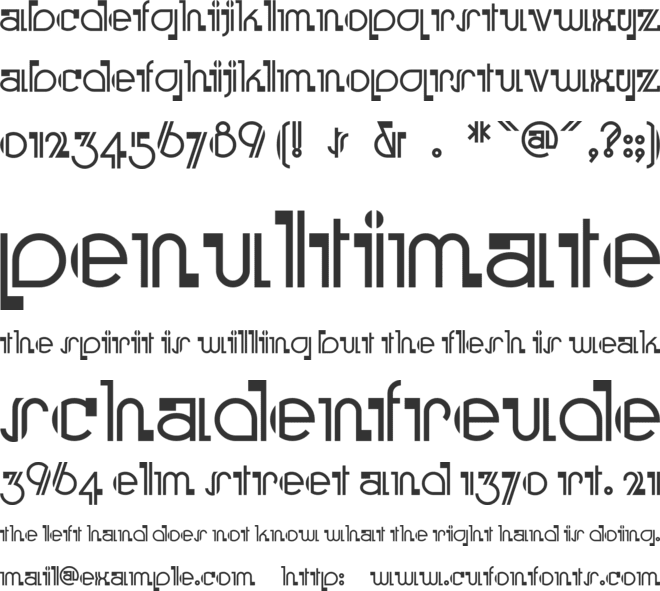 BooMeringueNF font preview