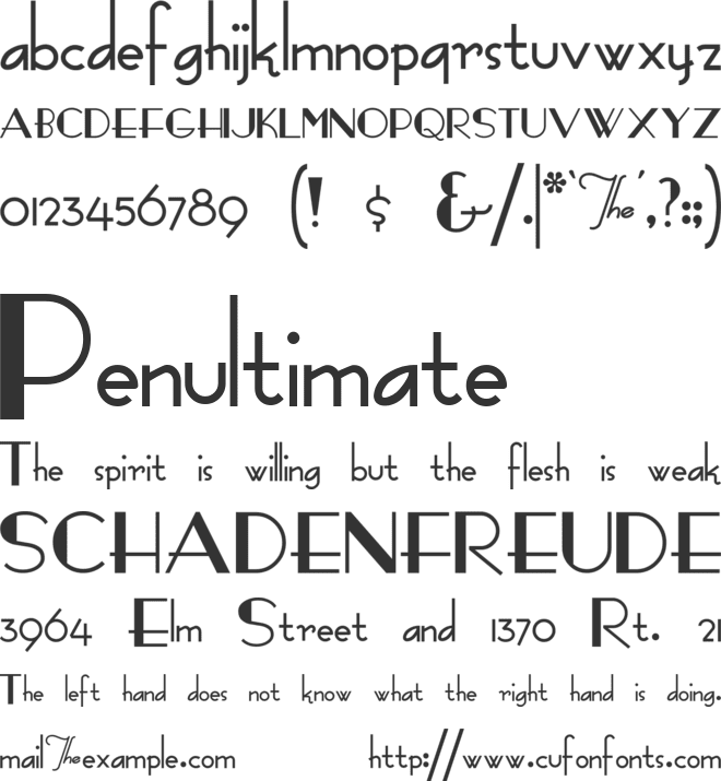 Fashion Victim font preview