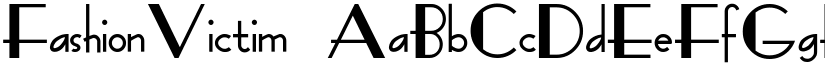 FashionVictim font