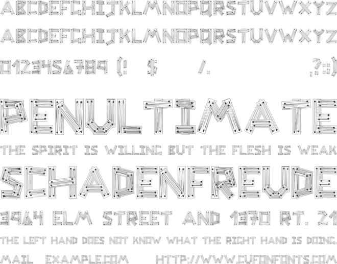 boards font preview