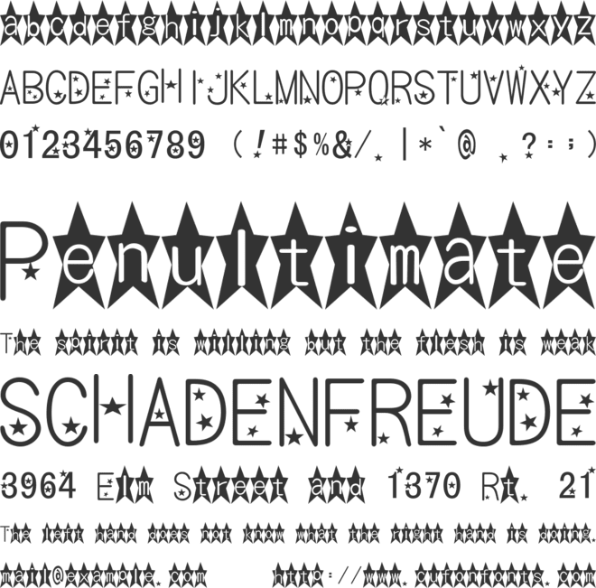 bm kirakira font preview