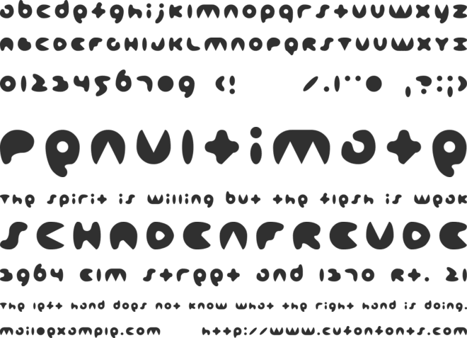 broccoli font preview