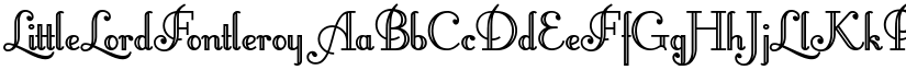 LittleLordFontleroy font