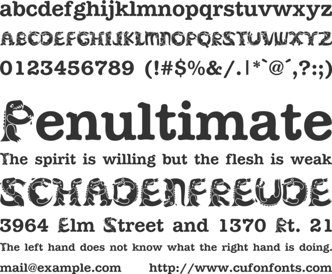 KADinoSob font preview