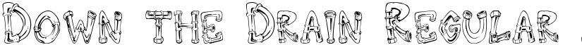 Down the Drain Regular font
