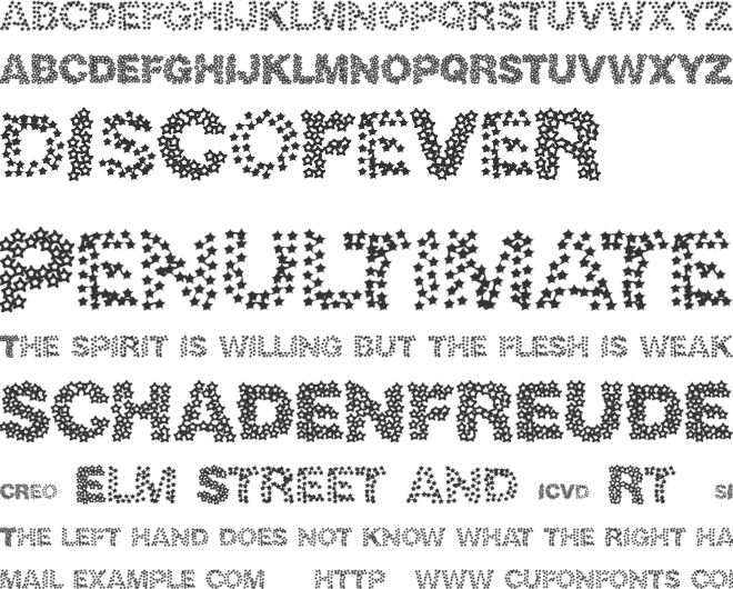 discotech font preview