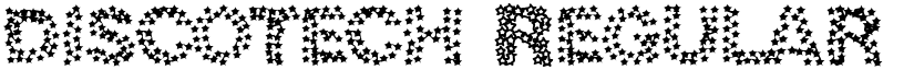 discotech Regular font
