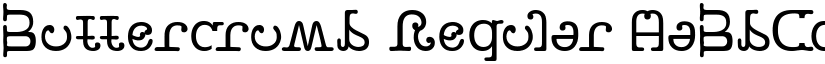 Buttercrumb Regular font