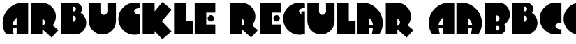 Arbuckle Regular font