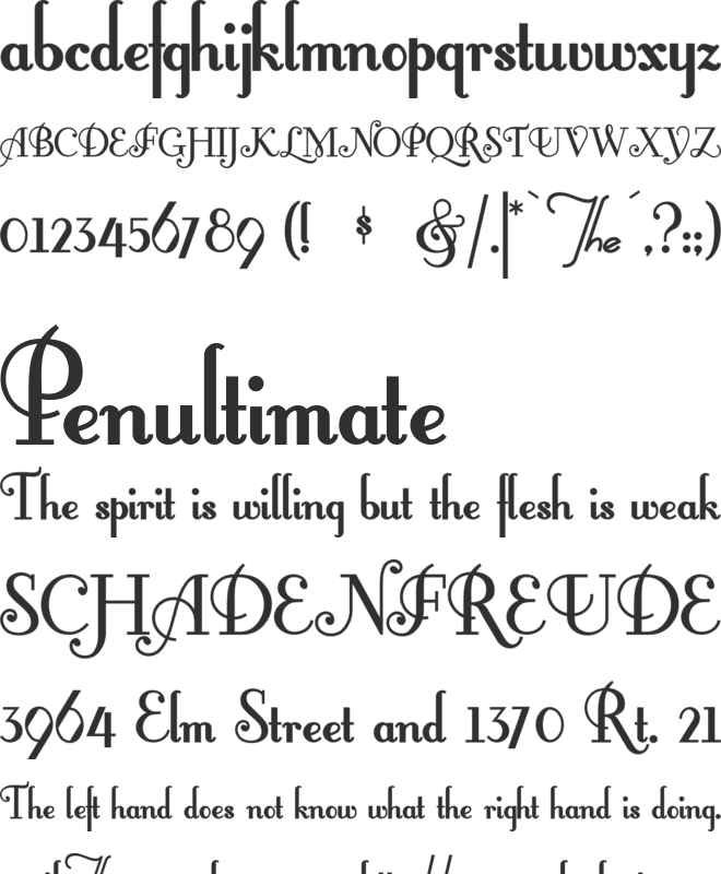Fontleroy Brown font preview