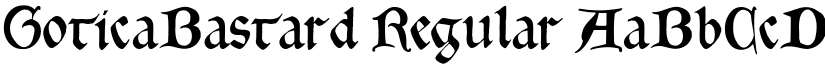 GoticaBastard font download
