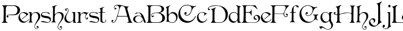 Penshurst font