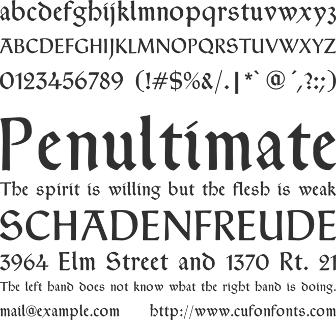 Typographer Rotunda Alt font preview