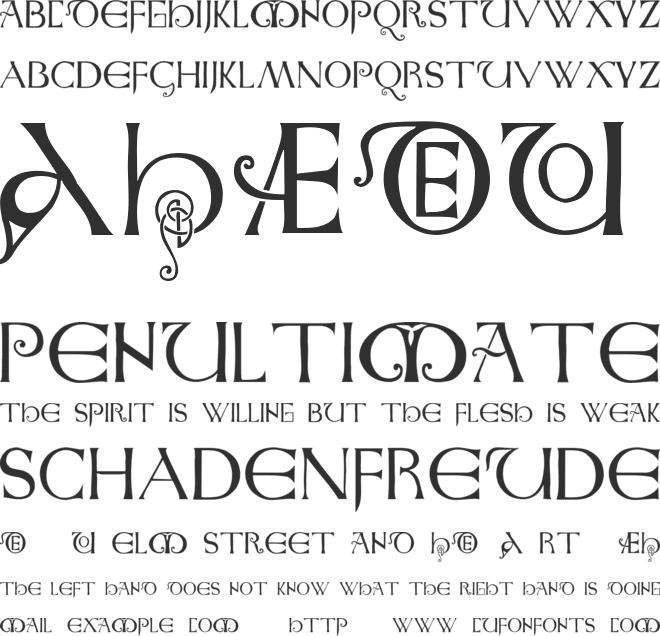 Anglo-Saxon Caps font preview
