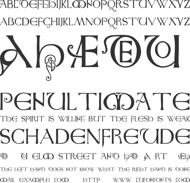 Anglo-Saxon Caps font preview
