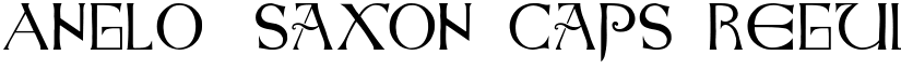 Anglo-Saxon Caps Regular font
