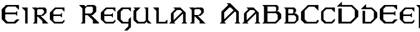 Eire Regular font
