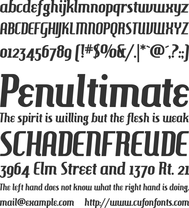 Hamburger Heaven font preview