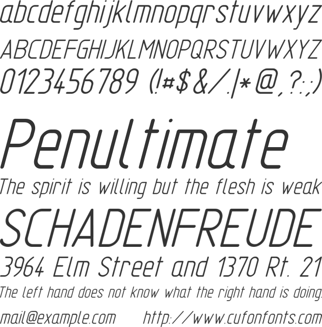 TGL 31034-2 font preview