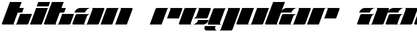 Titan Regular font