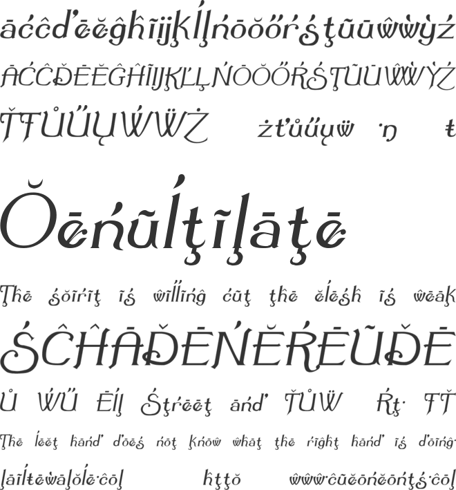 Summertime font preview