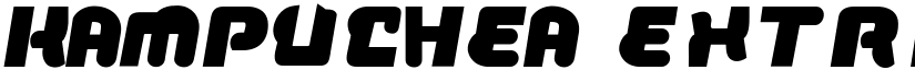 KAMPUCHEA ExtraBold font