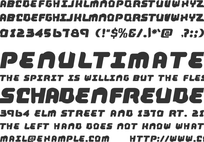 KAMPUCHEA font preview