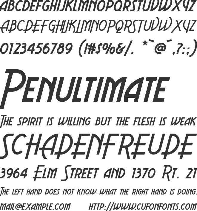 Aerovias Brasil NF font preview