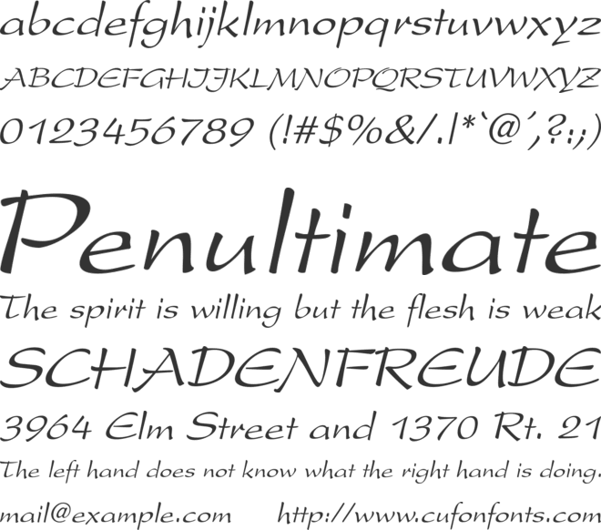 PrestonScript font preview