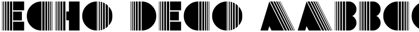 Echo Deco font