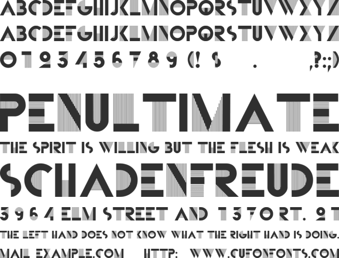 Bifur font preview