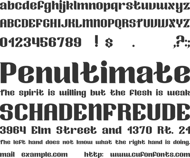 Zoika font font preview