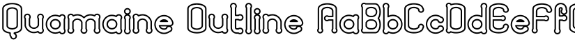 Quamaine Outline font