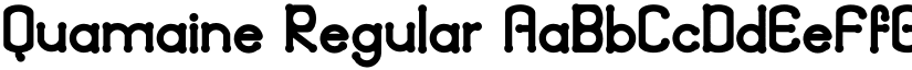 Quamaine Regular font