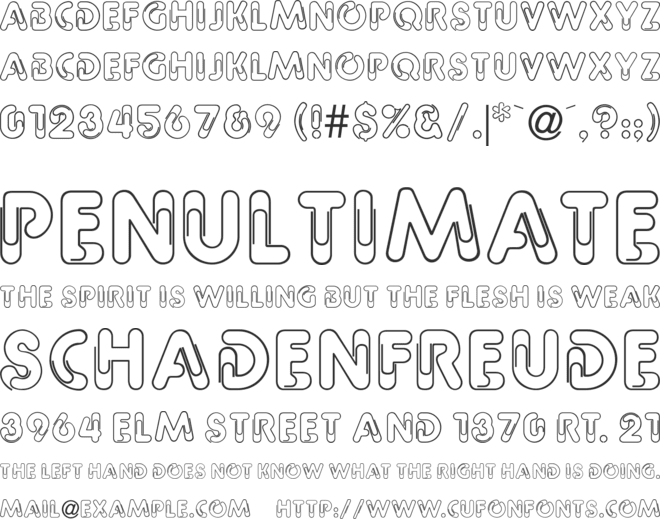 Pipeline font preview