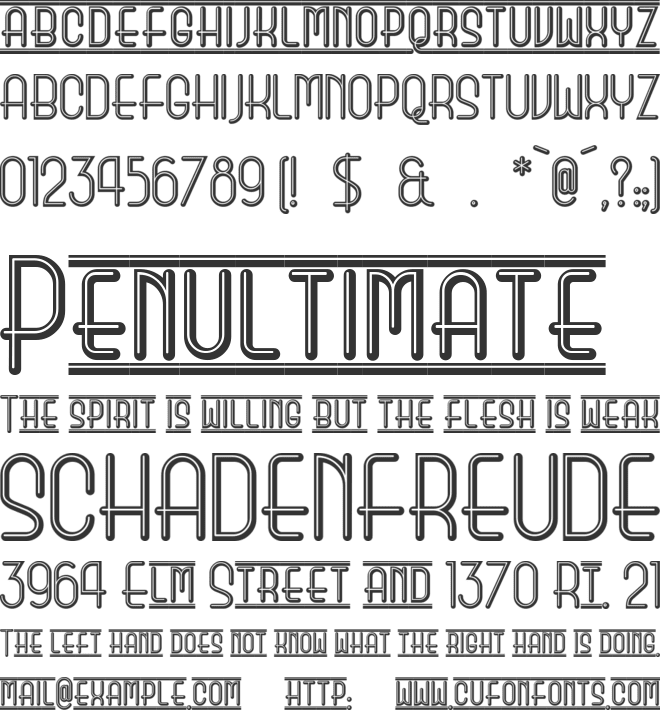Beauty School Dropout II font preview