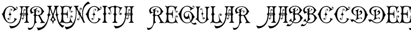 Carmencita Regular font