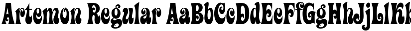 Artemon Regular font
