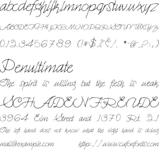 Holmes001 font preview