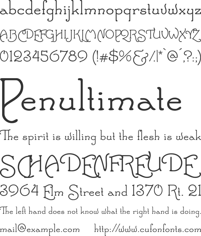 Santa'sSleighFull font preview