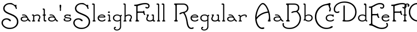 Santa'sSleighFull Regular font