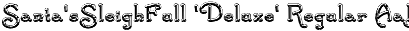 Santa'sSleighFull 'Deluxe' Regular font