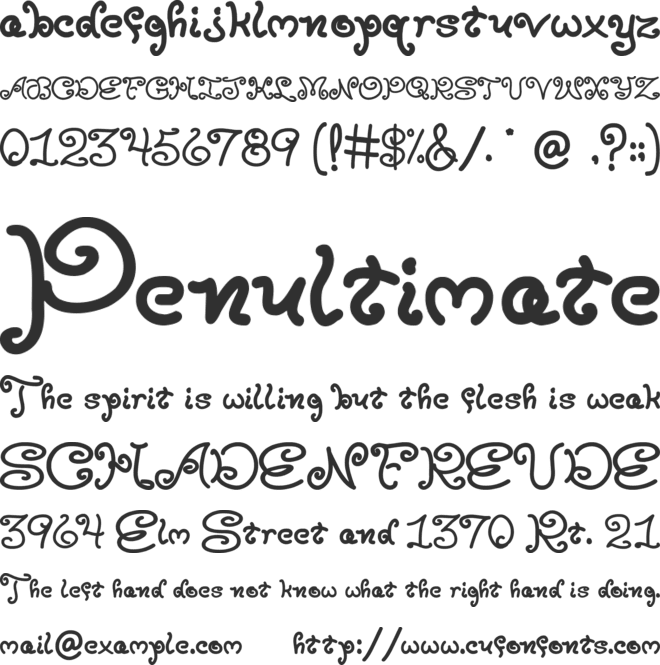 MoxyRoxie font preview
