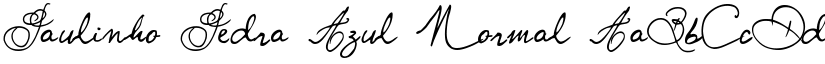 Paulinho Pedra Azul Normal font