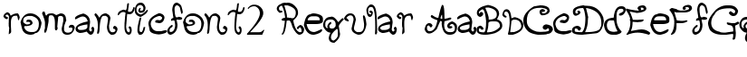 romanticfont2 Regular font